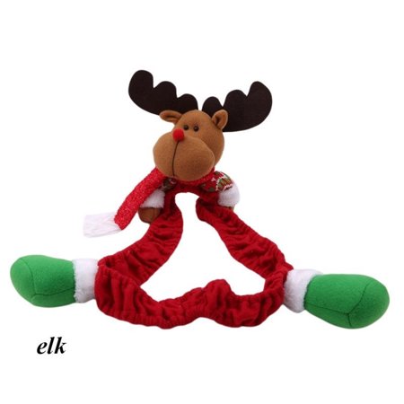 Santa Claus Computer (Santa Claus Snowman Design Notebook Computer Cover Red Green Pretty Christmas Decoration Supplies Xmas Home Office)