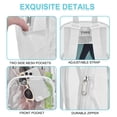 thumbnail image 4 of Mochila transparente Busiuw para eventos en estadios de 30 x 30 x 15 cm (blanca), 4 of 6