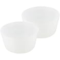 thumbnail image 4 of Practical Sauna Barrel Liner for Storage Use Durable Plastic White 2 Pieces, 4 of 8