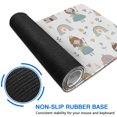 thumbnail image 6 of Long Mouse Pads for Desk,Colorful Princess Castle Pattern Desk Mats on Top Of Desks, Desk Mouse Pad Extra Large with 3mm Non-Slip Base and Stitched Edge for Gaming,Office,Work,Home 31.5"x11.8", 6 of 6