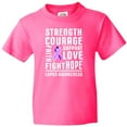 thumbnail image 3 of Inktastic Lupus Awareness Strength Support Courage Youth T-Shirt, 3 of 5