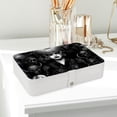 thumbnail image 6 of Punk Elegant PU Leather Jewelry Box with Removable Compartment and Earring Holder - Decorative Storage Box - Portable, 6 of 6