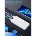 thumbnail image 3 of LAICAIW Portable-Charger-Power-Bank-15000mAh 2 USB Power Bank Output 5V3.1A Fast Charging Portable Charger Compatible with Smartphones and All USB Devices(White), 3 of 7