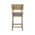 thumbnail image 5 of Linon Jordan 25" Mid Back Indoor Wood Counter Stool, Graywash/Gray, 5 of 9