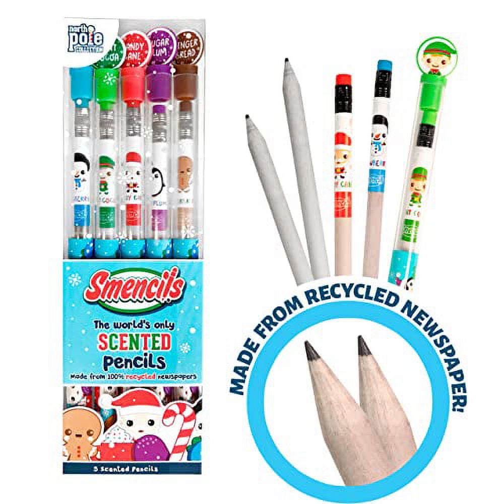 JQSSHXB 40 Pieces Scented Pencils for Kids Smencils Scented Pencils with  Erasers Fruit HB Graphite Pencil for School Stationery Party Reward Supplies