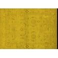thumbnail image 1 of Ahgly Company Machine Washable Indoor Rectangle Oriental Yellow Traditional Area Rugs, 4' x 6', 1 of 4