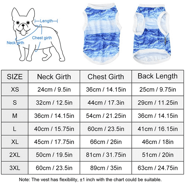 Chaleco Refrescante Para Perros 2XL Azul - Transpirable, Alivia Ansiedad Por Calor Y Protección Solar