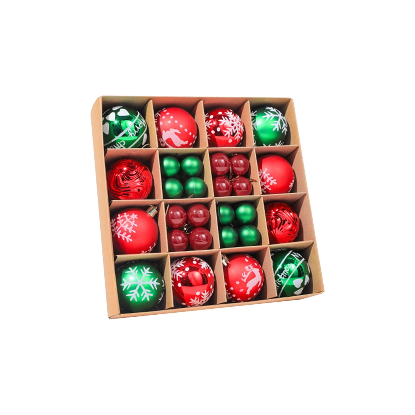 Christmas Ornaments Set Of 28 Beautiful Colored Christmas Tree Decorations Ornaments Set 5