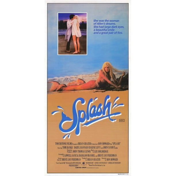 Splash movie POSTER (Style B) (11" x 17") (1984)