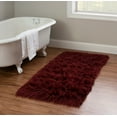 thumbnail image 5 of Linon Home Décor New Flokati Area Rug Collection, Burgundy, 10 x 16, 5 of 8