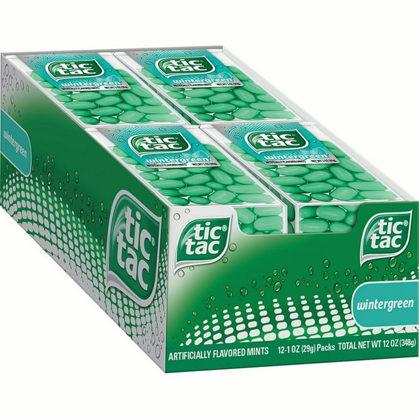 Tic Tac Mints, Wintergreen (Pack of 12)