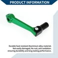 thumbnail image 4 of Folding Motorcycle Gear Shifter Lever for Bosuer M5 Aluminum Alloy Pedal Shift Lever Arm Green Lever Black Head, 4 of 6