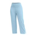thumbnail image 5 of Jxximdong Leggings for Women Women's Tight Casual Solid Color Seven Part Split Yoga Pants Blue M Yoga Pants, 5 of 5