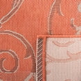 thumbnail image 5 of Safavieh Courtyard Jessica Paisley Indoor/Outdoor Area Rug, Terracotta/Cream, 2'7" x 5', 5 of 9