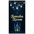 thumbnail image 4 of LUUFILx Ramadan Kareem Banner Mosque Lanterns Festive Welcome Backdrop Ramadan Mubarak Party Home Decorations Event Celebration Photography Props Background, 4 of 9