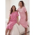 thumbnail image 6 of Dreams & Co. Plus Size 2-Pack Long Sleepshirts, 6 of 6