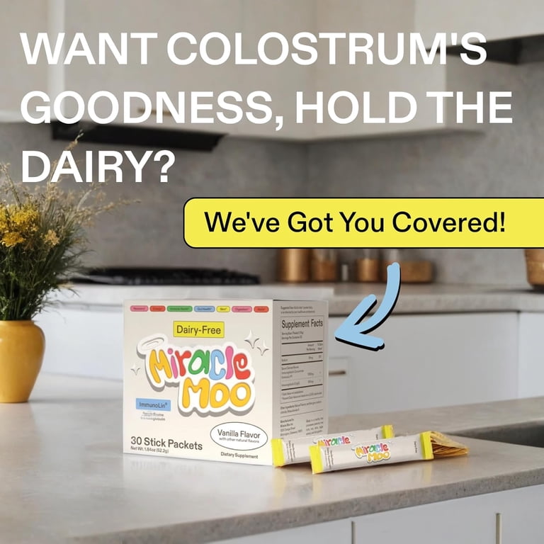 Miracle Moo Dairy Free Supplement | Colostrum Alternative
