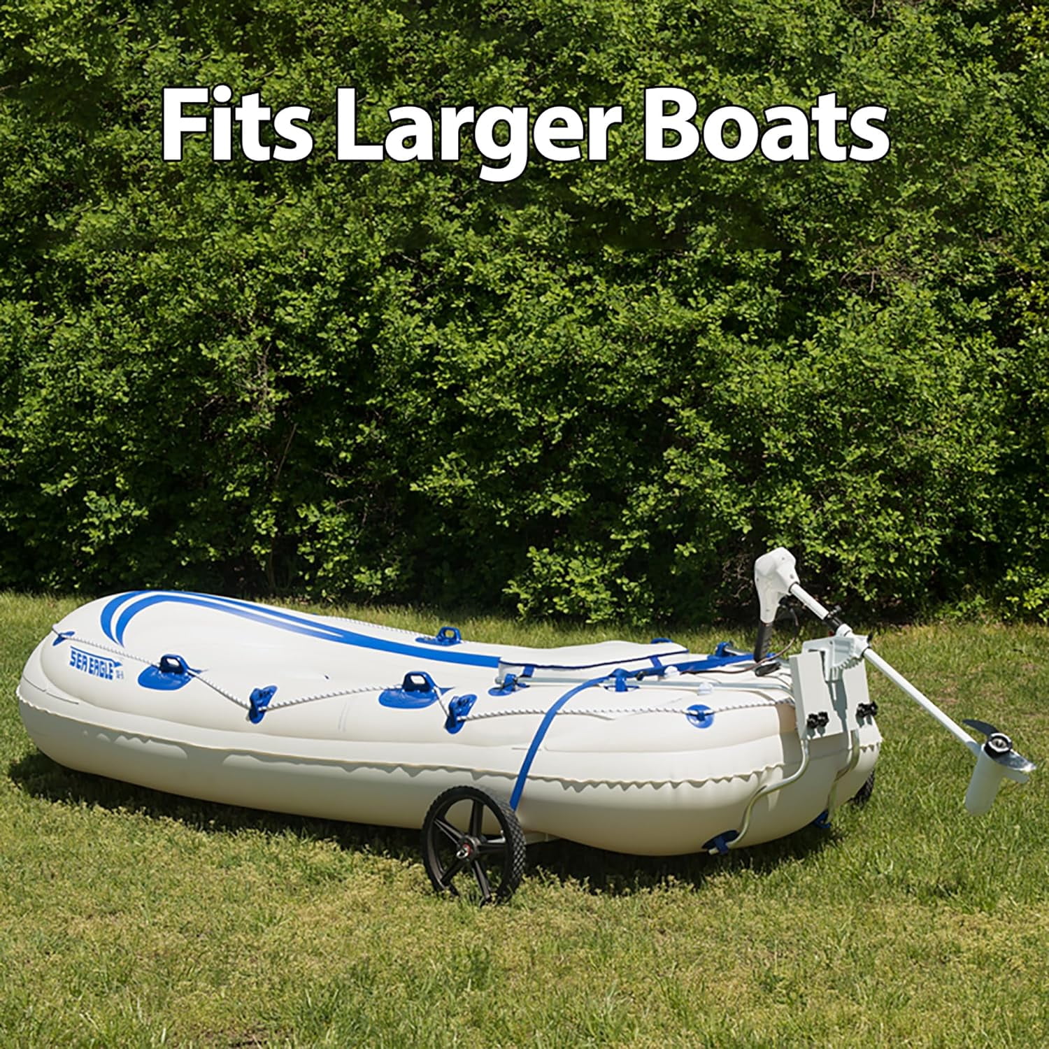 Sea Eagle EZ Cart - Chart Wheel System for Boats and Kayaks - Wide