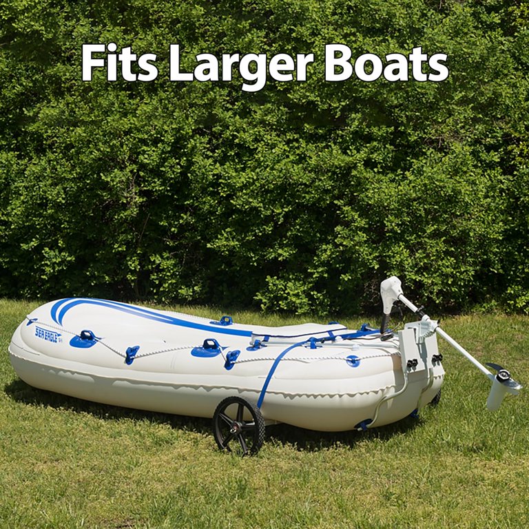 Sea Eagle EZ Cart Wide - Heavy Duty Boat & Kayak Cart With Adjustable Width, 14" Wheels & 250 Lb Capacity