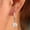 Silver 3C1, variant on Ke1Clo Crystal Rhinestone Earrings under $5! Round Shaped Fashion Ear Jewelry for Women Silver