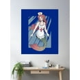 thumbnail image 2 of Mermaid Nurse Poster Wall Art, Modern Wall Decor, 24x36 UNFRAMED, 2 of 3