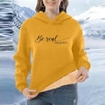 thumbnail image 4 of Hoodies for Women Long Sleeve Hoodie Pullover Hoodies Oversized Sweatshirt for Women Yellow Hoodie Y2k Fall Outfits for Women 2025 Women’S Clothes, 4 of 6