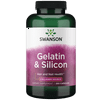 Swanson Gelatin and Silicon - Collagen Proteins Supporting Healthy Hair and Nails - Helps Deliver Vital Minerals for Strong Nails and Thick Hair - 20mg Silicon and 1.08 grams Gelatin - (200 Capsules)