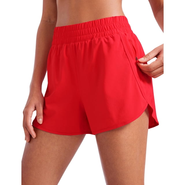 Shorts CRZ YOGA Dolphin Deportivos de Cintura Alta y Secado Rápido