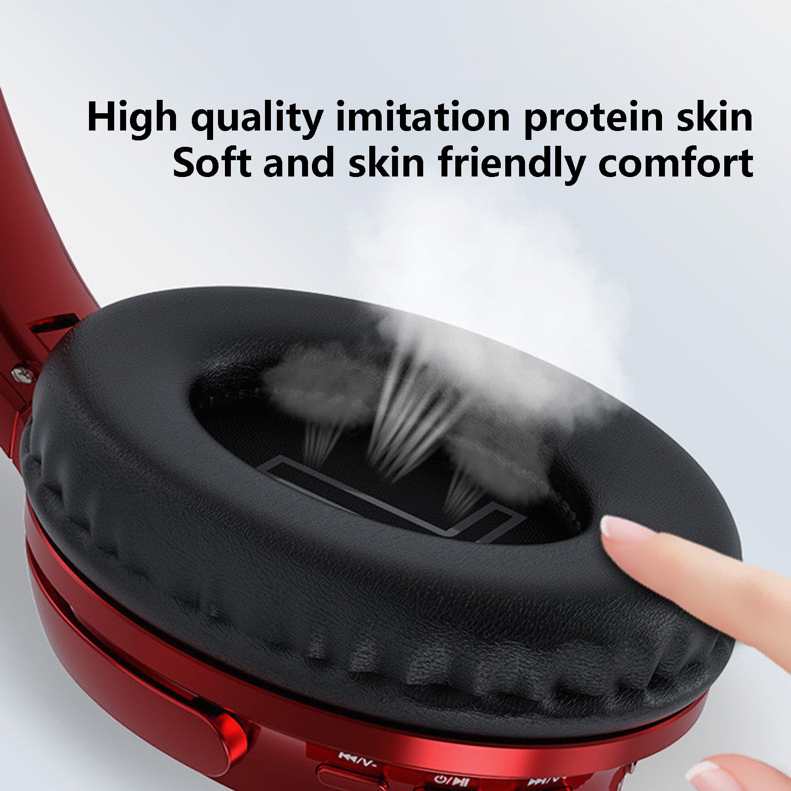 Wireless Bluetooth Headphones, Noise Cancelling Over-Ear Design with Long Playtime, Comfortable Fit for Work, Travel, Gaming