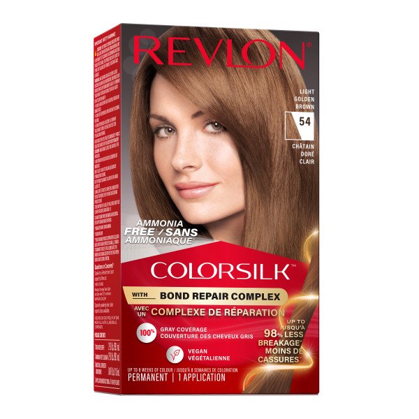 REVLON ColorSilk™ avec complexe de réparation des liaisons,coloration permanente