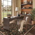 thumbnail image 3 of BERTHMEER 8'x10' Area Rugs for Living Room Dining Room Bedroom Farmhouse Office Oriental Vintage Traditional Floral Carpets Non Slip Machine Washable Large Rugs,Black, 3 of 7