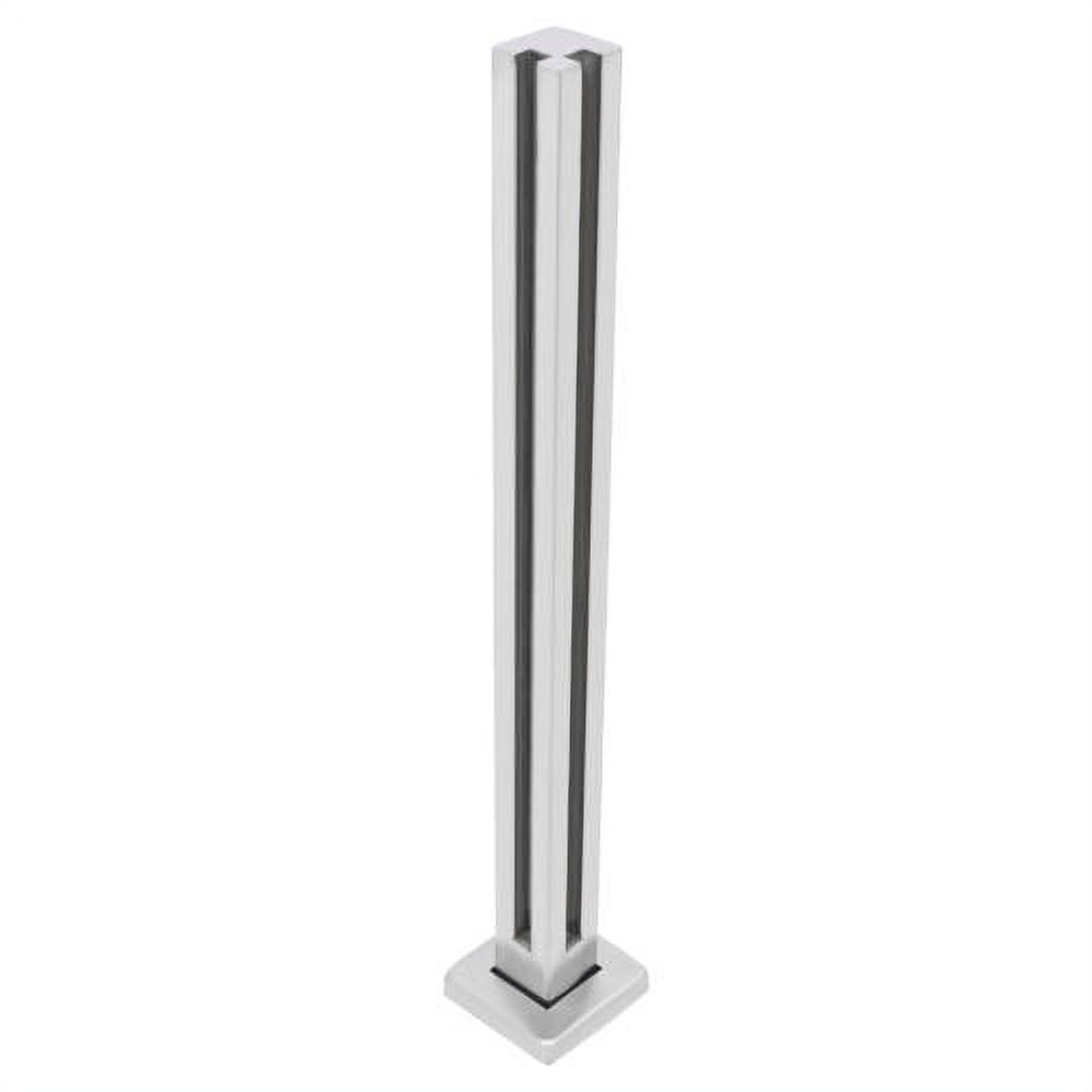 Glass Railing Post Stainless Steel Glass Balustrade Clamp for Balcony Stair End Post