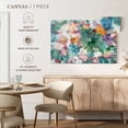 thumbnail image 5 of Elephant Stock Succulent Florals Crop Wall Art - Horizontal Canvas Wall Art - Living Room Wall Decor - Abstract Canvas - Orange And Blue Decor By Danhui Nai - 12" x 8", 5 of 8