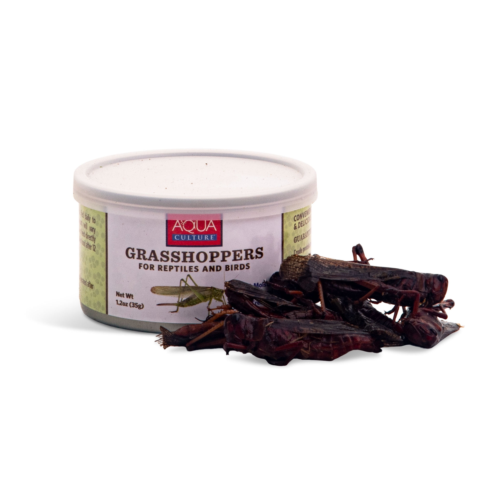 Aquaculture Canned Grasshoppers for Reptiles 1.2oz