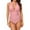 Pink, variant on Ausyst Swimsuit Women Sexy with Chest Pad without Underwire Solid Deep V One-piece Swimsuit, Summer Clearance!