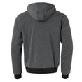 thumbnail image 3 of Vedolay Men's Cardigan Long Sleeve Open Front Sweaters Knit Coat with Pockets Dark Gray,4XL, 3 of 4