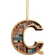 thumbnail image 1 of Adornos de árbol de Navidad con forma de libro, colgante de estantería con forma de letra, adorno de bibliotecario para amantes de los libros, adorno de acrílico para Navidad, regalo para amantes de l, 1 of 7