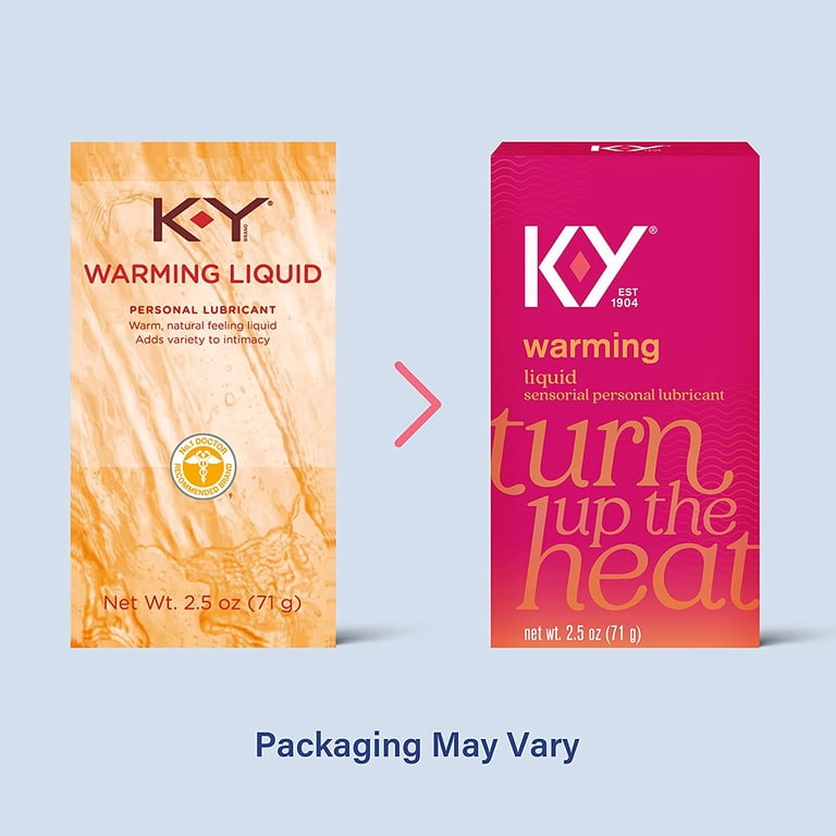 K-Y Brand Warming Liquid Lubricant, Pure and Gentle Ingredients, Warms on Contact, 2.5 oz - Walmart.com K-Y Brand Warming Liquid Lubricant, Pure and Gentle Ingredients, Warms on Contact, 2.5 oz - Walmart.com