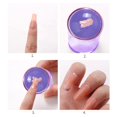 thumbnail image 4 of Almohadilla para estampar uñas, herramienta para estampar uñas, accesorios de manicura, sello de silicona en gelatina, diseño de uñas francesas fácil, sello de manicura, impresión, 4 of 6
