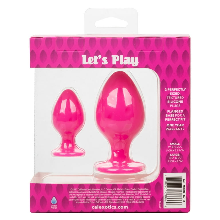 CalExotics Cheeky Butt Plug Anal Sex Toys. - Pink - Walmart.com