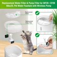 thumbnail image 5 of 3 Pcs Replacement Filters for Wireless Pump Cat Water Fountain, Cat Water Fountain Filters, Triple Action Pet Fountain Filter Replacement, 5 of 5