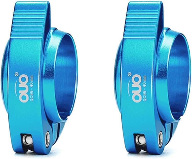 Bike Seat Post Clamp Fit for 40/41mm, Aluminium Alloy Bicycle Quick