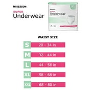 McKesson Super Underwear, Incontinence, Moderate Absorbency, XL, 56 Ct