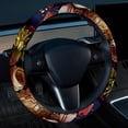 thumbnail image 2 of Shivering 14.5 Inch Printing PVC Leather Auto Accessories Steering Wheel Covers Car Wheel Cover Steering Wheel Cover, 2 of 6