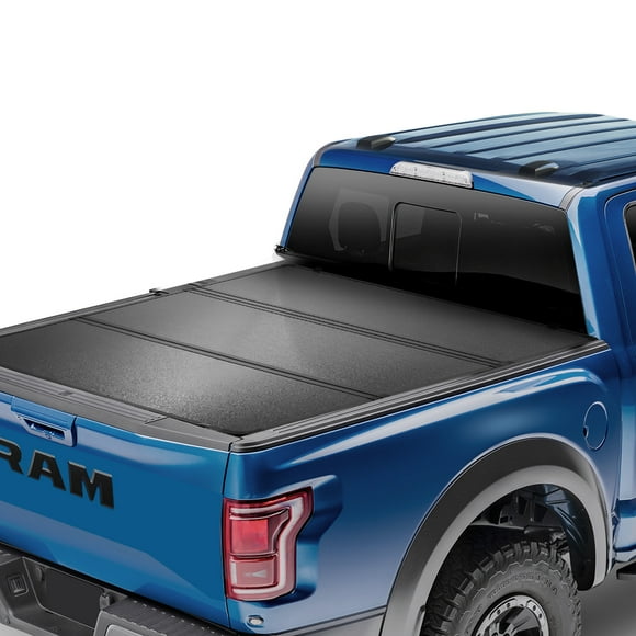 VEVOR Tri-Fold Truck Bed Tonneau Cover, Compatible with 2009-2024 Ram 1500, Fleetside 5.7' (67.4") Bed Without Rambox, Fit 5.7' x 5.5' Inside Bed, 400 lbs Load Capacity