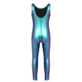 thumbnail image 2 of YONGHS Kids Girls Shiny Metallic Tank Unitard Gymnastics Leotard Ballet Jumpsuit 3-14 Colorful 3-4, 2 of 7