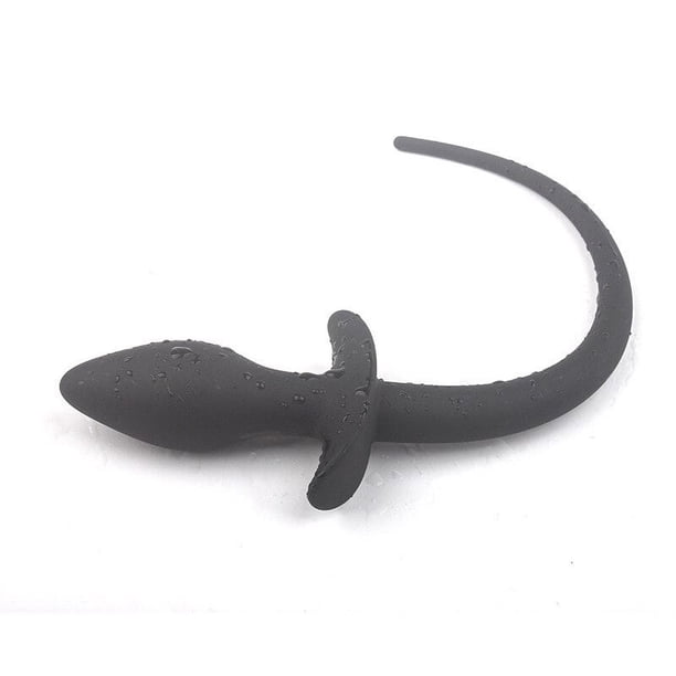 Devil Tail Dog Tail Cat Tail 100% Silicone Slaver Cosplay Anal Butt Anal Plug S&M & Bondage Sex Toys for Couple Men/Women