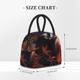 thumbnail image 2 of Honeii Red Panda Autumn Branches Print Insulated Lunch Bag Women Reusable Lunch Box with Pocket for Work Picnic Travel -One Size, 2 of 6
