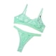 thumbnail image 4 of Encaje sexy conjunto de ropa interior sujetador ropa interior regalo para mujer, verde menta, S 2 piezas Advancent XX000054-13, 4 of 7