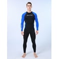 thumbnail image 3 of Staron Men's Super Stretch Wetsuit, Full Body Diving Suit for Swim Surf Snorkeling Water Sports, Neoprene Thermal Protection Suit, 3 of 7